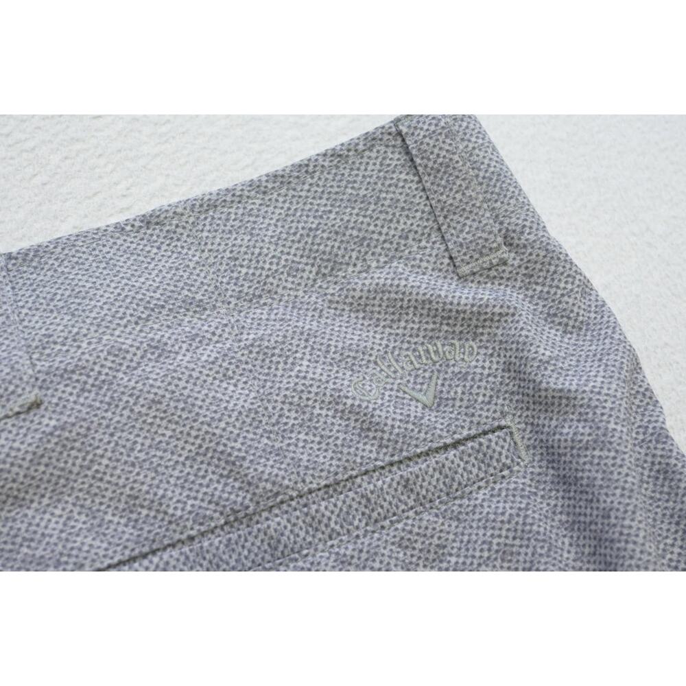 Callaway Golf Shorts Performance Athletic Stretch Gray 9" INS‎ Mens Sz 36